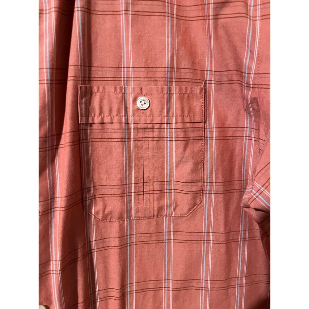 Van Heusen wrinkle free men’s button front shirt size large 16 to 16 1/2 neck - Picture 3 of 4